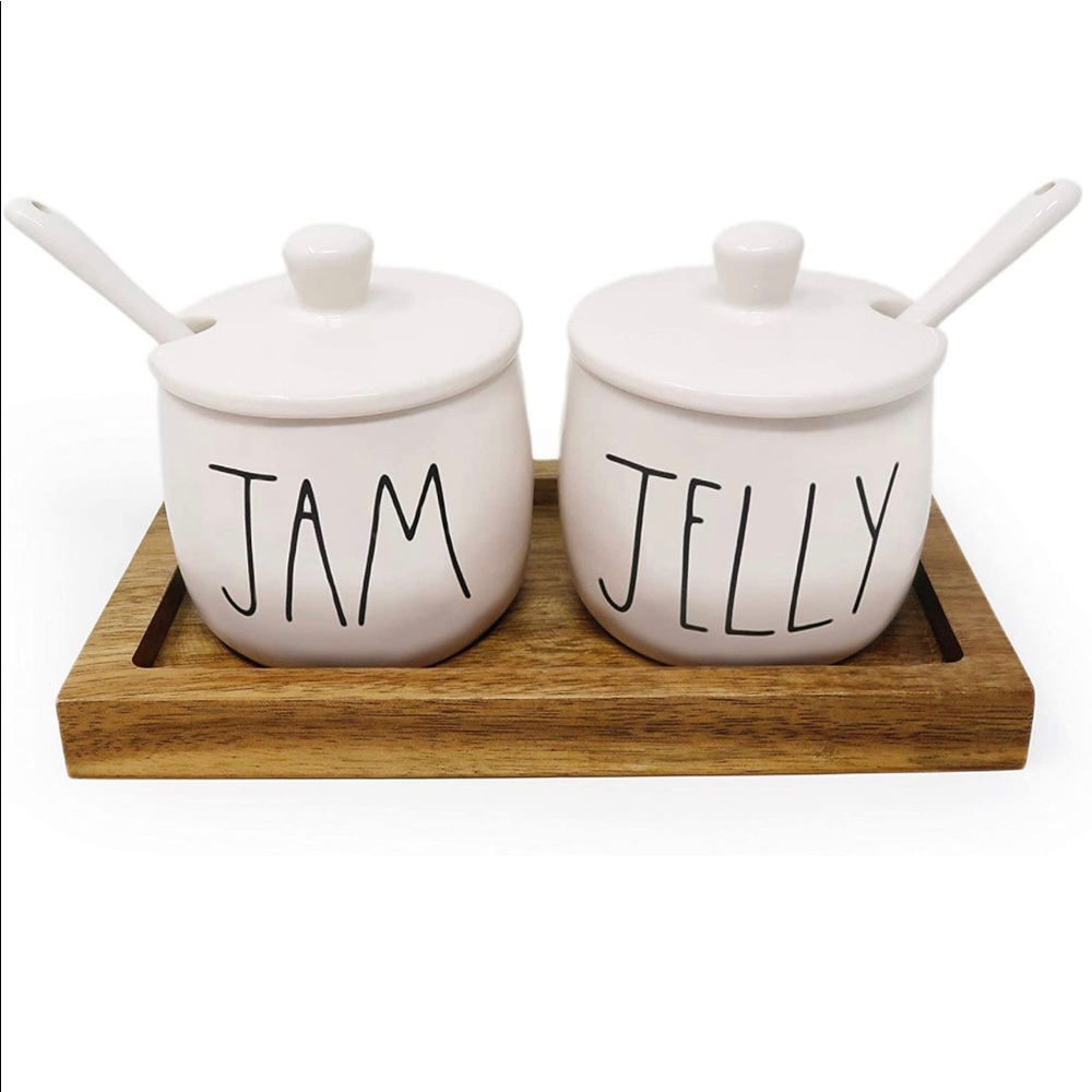 Rae Dunn JAM JELLY Ceramic.